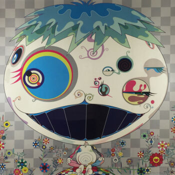 Impressões e gravuras intitulada "Jelly fish" por Takashi Murakami, Obras de arte originais, Litografia Montado em Cartão