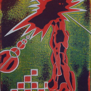 Painting titled "symbiose" by Takumax, Original Artwork
