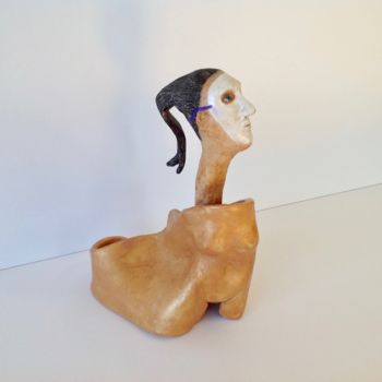 Sculpture titled "To Hide or Not to H…" by Tal, Original Artwork, Encaustic