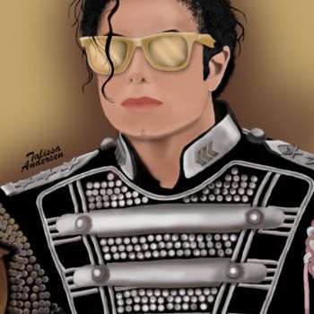 Drawing titled "Michael Jackson - H…" by Talissa Andersen, Original Artwork, Digital Photography