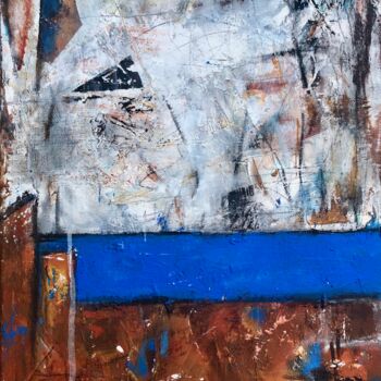 Pittura intitolato "blu di mare" da Talita Maris, Opera d'arte originale, Acrilico