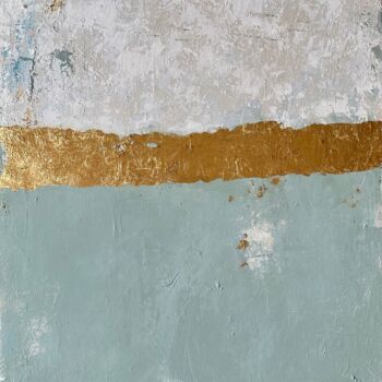 Картина под названием "Golden Hour N 9" - Talita Maris, Подлинное произведение искусства, Акрил Установлен на Деревянная рам…