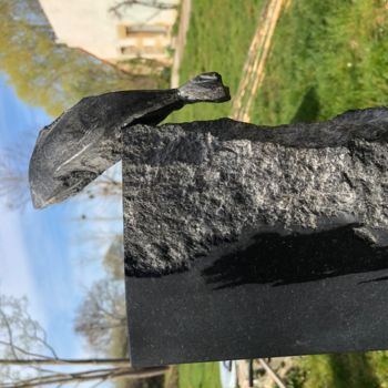 雕塑 标题为“Le Saut Du Saumon /…” 由Philippe Tallis, 原创艺术品, 石