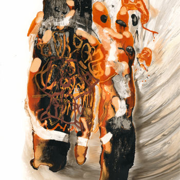 Peinture intitulée "Rufana" par Talou, Œuvre d'art originale, Acrylique