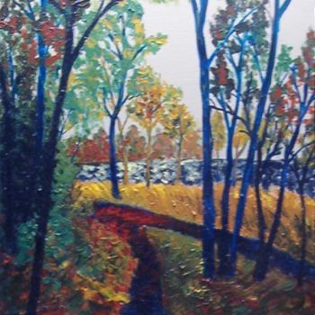 Peinture intitulée "image-of-autumn.jpg" par Tal Rogers Jr, Œuvre d'art originale