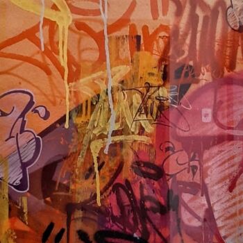 Peinture intitulée "Graffiti...." par Talu, Œuvre d'art originale, Bombe aérosol