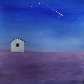 Pintura titulada "Shooting Star" por Tam Nightingale, Obra de arte original, Acrílico