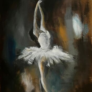 Картина под названием "Ballet Girl" - Tamara Andjus, Подлинное произведение искусства, Акрил