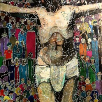 Картина под названием "Вечность" - Тамара Журбина, Подлинное произведение искусства, Масло