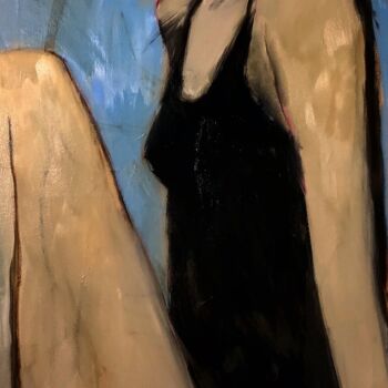 Картина под названием "Тесно" - Тамара Журбина, Подлинное произведение искусства, Масло