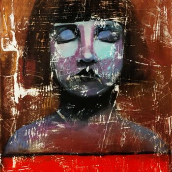 Картина под названием "Декаданс" - Тамара Журбина, Подлинное произведение искусства, Масло