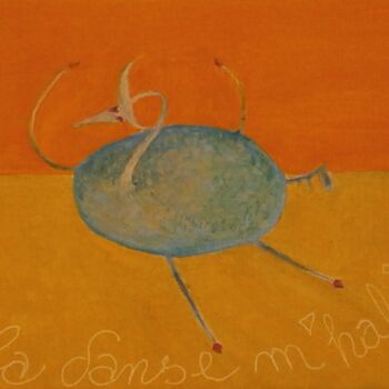 Painting titled "La danse m'habite" by Yorgos Tambaktis, Original Artwork, Acrylic