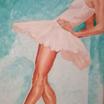 Ζωγραφική με τίτλο "Ballerina" από Tamer Kirkdal, Αυθεντικά έργα τέχνης, Λάδι