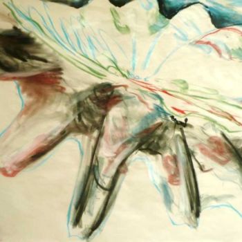 Malerei mit dem Titel "Female Oyster" von Tami Epstein, Original-Kunstwerk, Öl