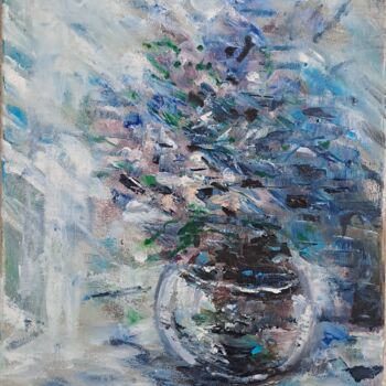 Pintura intitulada "Абстрактный свет" por Tania Koshko, Obras de arte originais, Óleo