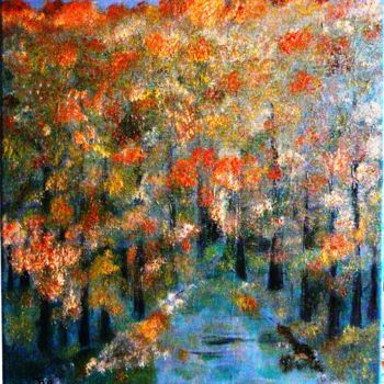 Peinture intitulée "automne-1.jpg" par Tanguy De La Brosse, Œuvre d'art originale