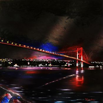 Картина под названием "Стамбул" - Таня Журавель, Подлинное произведение искусства, Масло