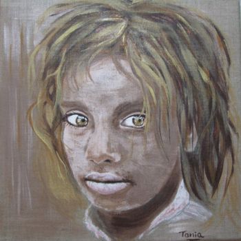 Peinture intitulée "Enfant du monde" par Tania Ohse, Œuvre d'art originale, Acrylique