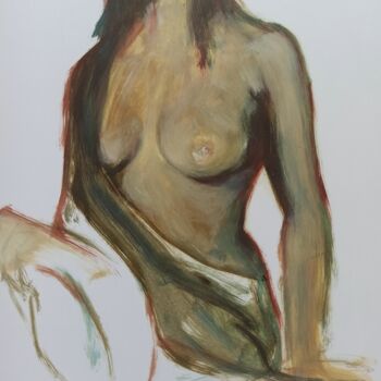 绘画 标题为“Nude study n 111 t.” 由Tania Azzar, 原创艺术品, 油