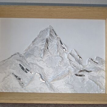 Painting titled "Everest" by Tania G, Original Artwork, Acrylic