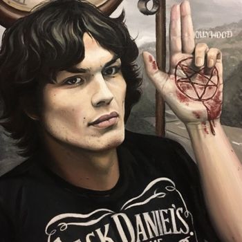 Peinture intitulée "Richard Ramirez The…" par Tania Larionova, Œuvre d'art originale, Huile