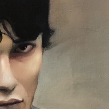 Painting titled "Richard Ramirez" by Tania Larionova, Original Artwork, Oil