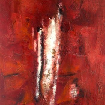 Painting titled "La petite rouge" by Tania Klinke, Original Artwork, Other