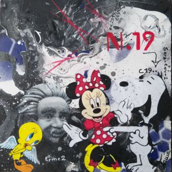 Картина под названием "Pop art "Pandémie"" - Tania Mtlv, Подлинное произведение искусства, Акрил