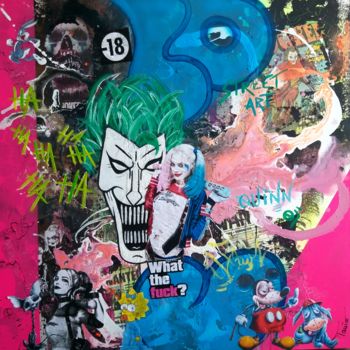 Ζωγραφική με τίτλο "pop art "Harley"" από Tania Mtlv, Αυθεντικά έργα τέχνης, Ακρυλικό