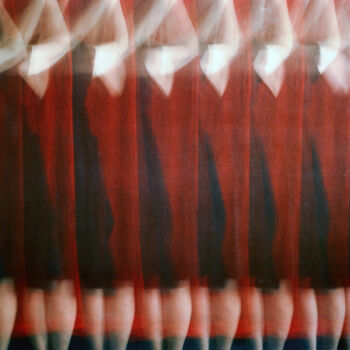 Fotografie mit dem Titel "Les coulisses" von Tania Serket, Original-Kunstwerk, Analog Fotografie