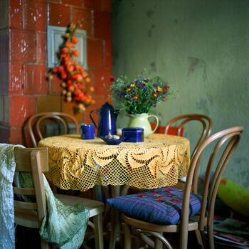 Photography titled "Dining room" by Tania Serket, Original Artwork, Analog photography