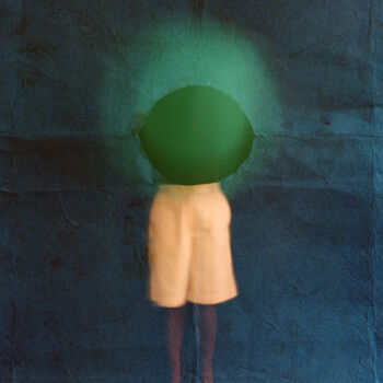 Photographie intitulée "Green eye" par Tania Serket, Œuvre d'art originale, Photographie argentique