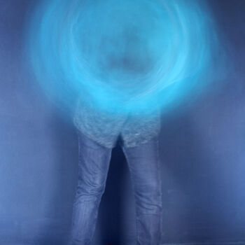 제목이 "Transfigure in blue"인 사진 Tania Serket로, 원작, 디지털