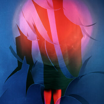 Fotografia intitolato "Paper sunset" da Tania Serket, Opera d'arte originale, Fotografia digitale