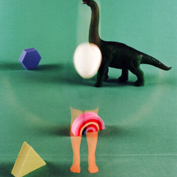 제목이 "Dinosauria"인 사진 Tania Serket로, 원작, 디지털 인쇄