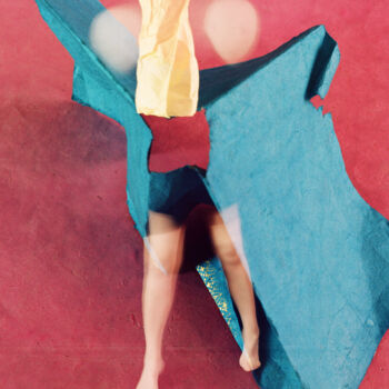 Fotografie mit dem Titel "Figure with two hea…" von Tania Serket, Original-Kunstwerk, Analog Fotografie
