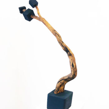 雕塑 标题为“Betonae Geometricus” 由Tanit, 原创艺术品, 木
