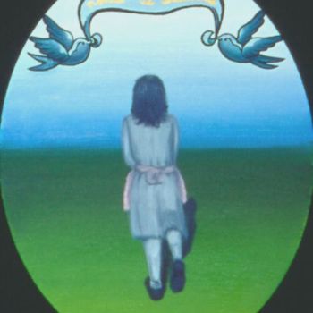 Malarstwo zatytułowany „Prairie Girl” autorstwa Karin French, Oryginalna praca
