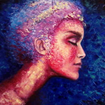绘画 标题为“Портрет души” 由Karpova, 原创艺术品, 油