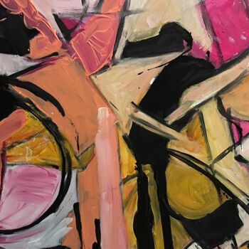 Картина под названием "irradiation" - Virginia Tansu, Подлинное произведение искусства, Акрил Установлен на Деревянная рама…