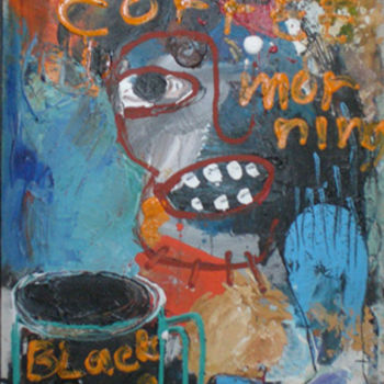 Картина под названием "Black coffee" - Tanto Sutianto, Подлинное произведение искусства
