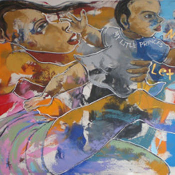 Malerei mit dem Titel "My future" von Tanto Sutianto, Original-Kunstwerk
