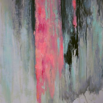 Painting titled "Pink" by Tanya Firn, Original Artwork, Acrylic