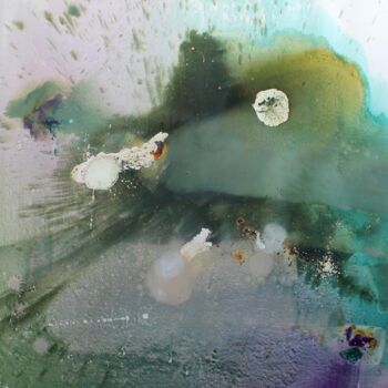 Картина под названием "Lake of Memories |…" - Tanya Grinevich, Подлинное произведение искусства, Масло Установлен на Деревян…