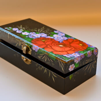 Design getiteld "Painted box" door Tanya Shark, Origineel Kunstwerk, Olie