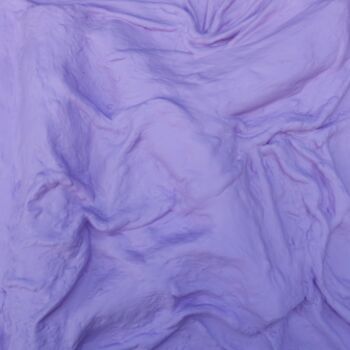 Sculpture intitulée "Violette Vibes" par Tanya Silva, Œuvre d'art originale, Plâtre Monté sur Châssis en bois
