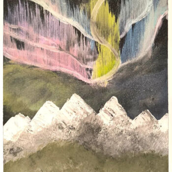 Malerei mit dem Titel "Aurora 1.0" von Tanya Silva, Original-Kunstwerk, Acryl