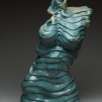 Скульптура под названием "Body of Water" - Tanya Cassoni, Подлинное произведение искусства, Керамика