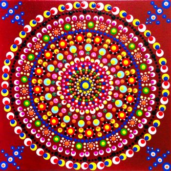 Peinture intitulée "Mandala | Maya" par Tara Devi, Œuvre d'art originale, Acrylique
