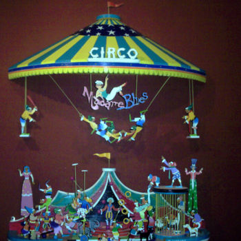 Pintura intitulada "o circo" por Tarcisio Andrade, Obras de arte originais